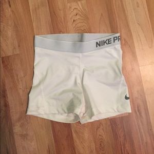 White Nike Pros